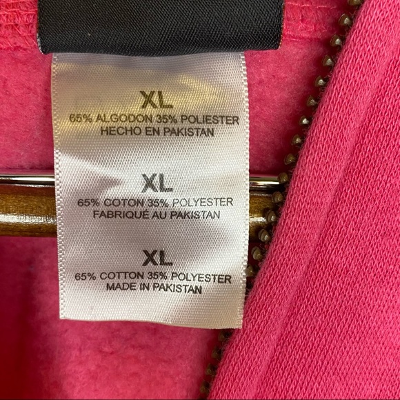 Cotton Net USA Aruba Pink Hoodie Size XL - Picture 5 of 8